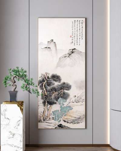 新中式装饰画3D模型下载